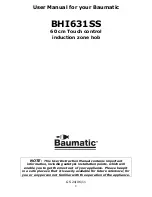 Предварительный просмотр 2 страницы Baumatic BHI631SS Instruction Manual