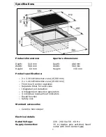 Предварительный просмотр 9 страницы Baumatic BHI631SS Instruction Manual