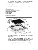 Предварительный просмотр 21 страницы Baumatic BHI631SS Instruction Manual