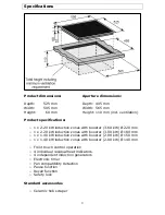 Предварительный просмотр 9 страницы Baumatic BHI645SS Instruction Manual