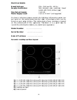 Предварительный просмотр 11 страницы Baumatic BHI655 Instruction Manual