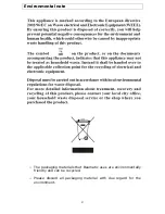 Preview for 4 page of Baumatic BHI909TS. GWK Instruction Manual