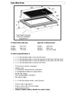 Preview for 9 page of Baumatic BHI909TS. GWK Instruction Manual