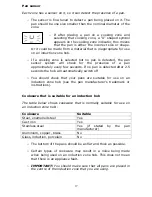 Preview for 17 page of Baumatic BHI909TS. GWK Instruction Manual