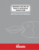 Предварительный просмотр 1 страницы Baumatic BHS600.5-BL Instruction Manual