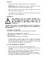 Предварительный просмотр 7 страницы Baumatic BHS600.5-BL Instruction Manual