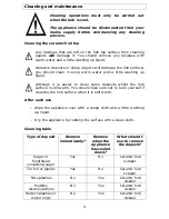 Предварительный просмотр 21 страницы Baumatic BKF24ID Instruction Manual