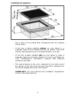 Предварительный просмотр 25 страницы Baumatic BKF24ID Instruction Manual