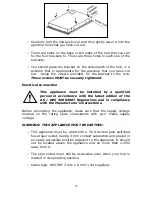 Предварительный просмотр 27 страницы Baumatic BKF24ID Instruction Manual