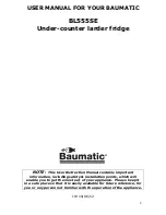 Предварительный просмотр 2 страницы Baumatic BL555SE User Manual