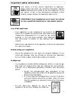 Предварительный просмотр 5 страницы Baumatic BL555SE User Manual