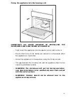 Предварительный просмотр 33 страницы Baumatic BMC450SS Instruction Manual