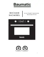 Baumatic BMC460BGL User Manual предпросмотр