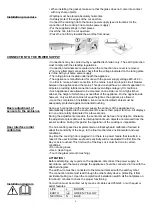 Предварительный просмотр 6 страницы Baumatic BMEH32E Instructions For Use And Installation