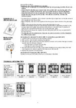 Предварительный просмотр 8 страницы Baumatic BMEH381G Instructions For Use And Installation