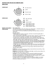 Предварительный просмотр 10 страницы Baumatic BMEH381G Instructions For Use And Installation