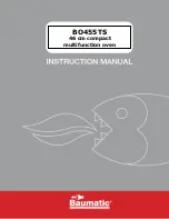 Baumatic BO455TS User Manual preview