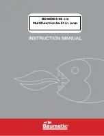 Предварительный просмотр 1 страницы Baumatic BO460SS User Manual