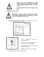 Предварительный просмотр 25 страницы Baumatic BO460SS User Manual