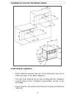 Предварительный просмотр 27 страницы Baumatic BO460SS User Manual