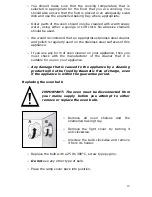 Предварительный просмотр 19 страницы Baumatic BO600BL SS User Manual