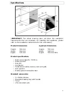 Предварительный просмотр 9 страницы Baumatic BO610.5SS Instruction Manual