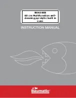 Предварительный просмотр 1 страницы Baumatic BO638SS Instruction Manual