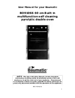 Предварительный просмотр 2 страницы Baumatic BO910SS User Manual