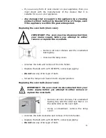 Предварительный просмотр 23 страницы Baumatic BO910SS User Manual