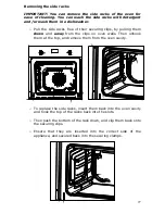 Предварительный просмотр 27 страницы Baumatic BOD890-SS/BL Instruction Manual