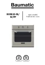 Preview for 1 page of Baumatic BOR610-BL User Manual