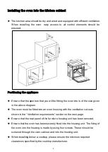 Предварительный просмотр 7 страницы Baumatic BOS65MS User Manual