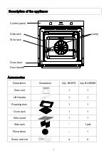 Предварительный просмотр 9 страницы Baumatic BOS65MS User Manual