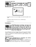 Preview for 20 page of Baumatic BR11.5 Instruction Manual