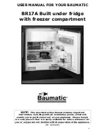 Предварительный просмотр 2 страницы Baumatic BR17A Instruction Manual