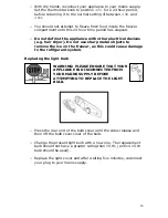 Предварительный просмотр 16 страницы Baumatic BR17A Instruction Manual