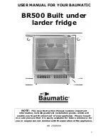 Предварительный просмотр 2 страницы Baumatic BR500 Instruction Manual