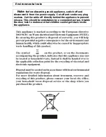 Предварительный просмотр 4 страницы Baumatic BR500 Instruction Manual