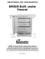 Предварительный просмотр 2 страницы Baumatic BR508 Instruction Manual