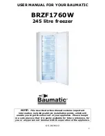 Предварительный просмотр 2 страницы Baumatic BRZF1760W Instruction Manual