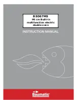 Предварительный просмотр 1 страницы Baumatic BSD67MS Instruction Manual