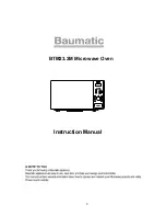 Предварительный просмотр 2 страницы Baumatic BTM23.2M Instruction Manual