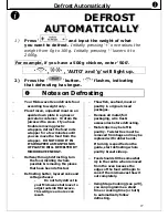 Предварительный просмотр 27 страницы Baumatic BTM25SS User Instruction Manual