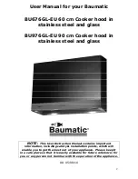 Preview for 2 page of Baumatic BU676GL-EU 60 Instruction Manual