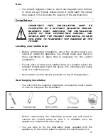 Предварительный просмотр 16 страницы Baumatic BVD50 Instruction Manual