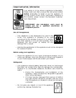 Preview for 5 page of Baumatic BWC1215SS Instruction Manual