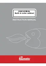 Preview for 1 page of Baumatic BWC455BGL Instruction Manual