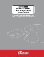 Preview for 1 page of Baumatic BWC600SS Instruction Manual