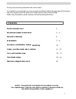 Preview for 2 page of Baumatic BWCDZ150GL User Manual