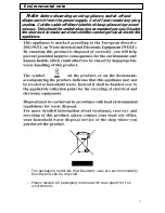 Preview for 3 page of Baumatic BWCDZ150GL User Manual